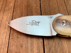 Viper Drop Point Gentlemen’s Knife From A.G. Russell, In Buffalo Horn Viper Drop Point Gentlemen’s Knife From A.G. Russell, In Buffalo Horn