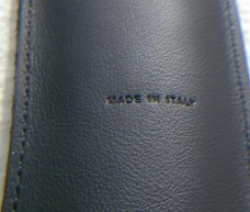 NEW BLACK ITALIAN LEATHER AGA CAMPOLIN ITALY EMBOSSED SWITCHBLADE KNIFE POUCH LARGE ( 12"- 13" )
