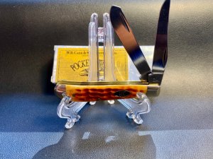 Case Pocket Worn Whisky Bone Mini Trapper 6207 CV 2016 Model