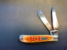 Case Pocket Worn Whisky Bone Mini Trapper 6207 CV 2016 Model Case Pocket Worn Whisky Bone Mini Trapper 6207 CV 2016 Model
