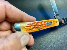 Case Pocket Worn Whisky Bone Mini Trapper 6207 CV 2016 Model Case Pocket Worn Whisky Bone Mini Trapper 6207 CV 2016 Model