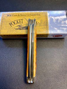 Case Pocket Worn Whisky Bone Mini Trapper 6207 CV 2016 Model Case Pocket Worn Whisky Bone Mini Trapper 6207 CV 2016 Model