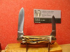 COLONEL COON TENN KNIFE WORKS,. 1981 CHIEF PADUKE GUNBOAT CANOE STAG PADUCAH KY. CLUB COLONEL COON TENN KNIFE WORKS,. 1981 CHIEF PADUKE GUNBOAT CANOE STAG PADUCAH KY. CLUB