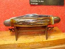 COLONEL COON TENN KNIFE WORKS 1986 GOLDEN CIRCLE CLUB JACKSON TN. 4 BL STOCKMAN STAG HANDLES COLONEL COON TENN KNIFE WORKS 1986 GOLDEN CIRCLE CLUB JACKSON TN. 4 BL STOCKMAN STAG HANDLES