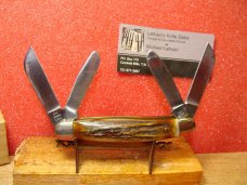 COLONEL COON TENN KNIFE WORKS 1986 GOLDEN CIRCLE CLUB JACKSON TN. 4 BL STOCKMAN STAG HANDLES COLONEL COON TENN KNIFE WORKS 1986 GOLDEN CIRCLE CLUB JACKSON TN. 4 BL STOCKMAN STAG HANDLES