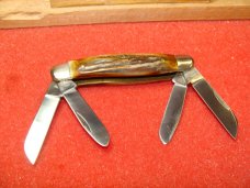 COLONEL COON TENN KNIFE WORKS 1986 GOLDEN CIRCLE CLUB JACKSON TN. 4 BL STOCKMAN STAG HANDLES COLONEL COON TENN KNIFE WORKS 1986 GOLDEN CIRCLE CLUB JACKSON TN. 4 BL STOCKMAN STAG HANDLES