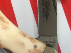 Vintage Parker Eagle Brand Unusual 3 Blade Lock Back Knife w/ App Smooth Bone Handles -NOS +Orig Box Vintage Parker Eagle Brand Unusual 3 Blade Lock Back Knife w/ App Smooth Bone Handles -NOS +Orig Box