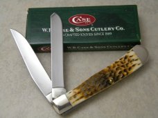 Case XX USA 6254 Amber Bone Trapper Knife 2005 NIB Case XX USA 6254 Amber Bone Trapper Knife 2005 NIB