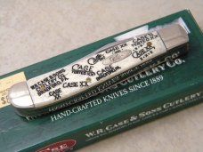 Case XX USA 6207 Laser Engraved Natural Bone Mini Trapper Knife 2008 NIB Case XX USA 6207 Laser Engraved Natural Bone Mini Trapper Knife 2008 NIB