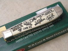 Case XX USA 6207 Laser Engraved Natural Bone Mini Trapper Knife 2008 NIB Case XX USA 6207 Laser Engraved Natural Bone Mini Trapper Knife 2008 NIB