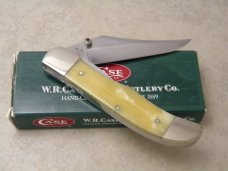 Case XX USA 2003 W.R. Case & Sons Cutlery Bone 61265L Linerlock Folding Hunter Knife NIB Case XX USA 2003 W.R. Case & Sons Cutlery Bone 61265L Linerlock Folding Hunter Knife NIB