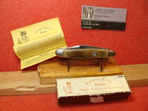 COLONEL COON TENN KNIFE WORKS 1982-84  STOCKMAN SMOOTH BONE HANDLES 