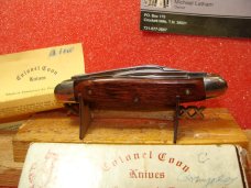 COLONEL COON TENN KNIFE WORKS 1982-84 STOCKMAN SMOOTH WOOD HANDLES COLONEL COON TENN KNIFE WORKS 1982-84 STOCKMAN SMOOTH WOOD HANDLES