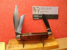 COLONEL COON TENN KNIFE WORKS 1982-84 STOCKMAN SMOOTH WOOD HANDLES COLONEL COON TENN KNIFE WORKS 1982-84 STOCKMAN SMOOTH WOOD HANDLES