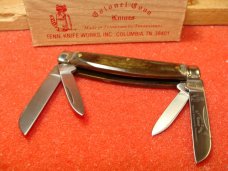 COLONEL COON TENN KNIFE WORKS 1982-84 MEDIUM CONGRESS SMOOTH BONE HANDLES COLONEL COON TENN KNIFE WORKS 1982-84 MEDIUM CONGRESS SMOOTH BONE HANDLES