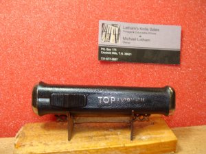 FES ROSTFREI OTF TOP AUTOMATIC 1970-78 DOUBLE ACTION IN/OUT AUTOMATIC KNIFE BLACK HANDLES