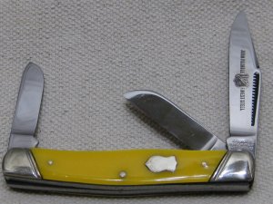 JOHN PRIMBLE BELKNAP HDW. & MFG. CO. 5371 ☆ (BOKER) YELLOW STOCKMAN 