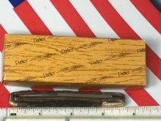 Vintage Parker-Frost (Japan) Stallion knife w/ Nice Bone Handles -NOS