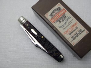 Schatt & Morgan, Keystone Series XVII Timeworn Red Jigged  Bone Horticulturists knife #042197: 2007
