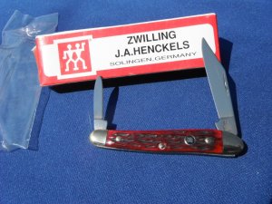 New Old Stock   J. A. Henckels Solingen Germany 2 blade pocket knife model  HK-240_RP NOS/NIB