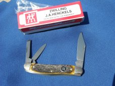 NOS Zwilling J. A. Henckels Solingen Germany Large 3 blade Stockman pocket knife Model HK-7-MTM NOS Zwilling J. A. Henckels Solingen Germany Large 3 blade Stockman pocket knife Model HK-7-MTM