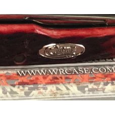 Case xx 1987 GunStock Knife w/ Brilliant Red Jigged Bone Handles +Fancy Scroll Bolsters -NOS & MINT! Case xx 1987 GunStock Knife w/ Brilliant Red Jigged Bone Handles +Fancy Scroll Bolsters -NOS & MINT!