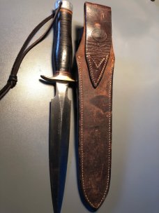 Randall #2 Stiletto 8 inch blade Korean war era