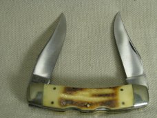 PARKER & SON CHATTANOOGA, TN K443 DOUBLE LOCKBACK MUSKRAT 