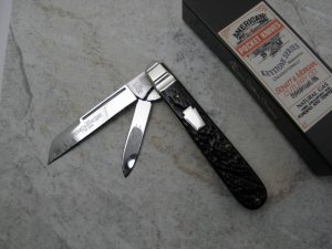 Schatt & Morgan, Keystone Series XVIII Pennsylvania Brown Berry Worm Groove English Jack #042429, 