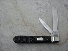 Schatt & Morgan, Keystone Series XVIII Pennsylvania Brown Berry Worm Groove English Jack #042429, Schatt & Morgan, Keystone Series XVIII Pennsylvania Brown Berry Worm Groove English Jack #042429,