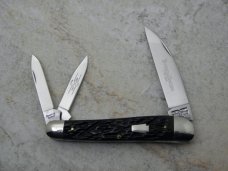 Schatt & Morgan, Keystone Series XVIII Penn. Brown Berry Worm Groove Bone Whittler #043054: 2008 Schatt & Morgan, Keystone Series XVIII Penn. Brown Berry Worm Groove Bone Whittler #043054: 2008