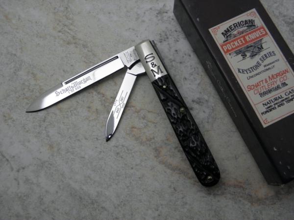 Schatt & Morgan, Keystone Series XVIII Penn. Brown Berry Worm Groove Horticulturists knife #042297 Schatt & Morgan, Keystone Series XVIII Penn. Brown Berry Worm Groove Horticulturists knife #042297