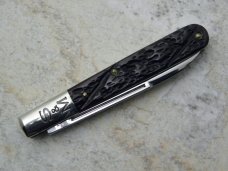 Schatt & Morgan, Keystone Series XVIII Penn. Brown Berry Worm Groove Horticulturists knife #042297 Schatt & Morgan, Keystone Series XVIII Penn. Brown Berry Worm Groove Horticulturists knife #042297