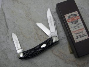 Schatt & Morgan, Keystone Series XVIII Penn. Brown Berry Worm Groove Sowbelly Stockman #043160