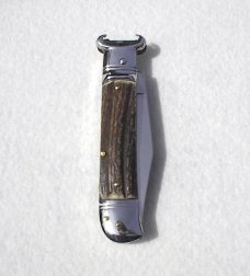 NEW OLD STOCK GENUINE STAG INOX AUTO LEVER LOCK SHOT SHELL PULLER KNIFE