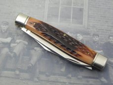 Schatt & Morgan, Keystone Series XX Bourbon Reversed Worm Groove Bone Straight Moose - #042149: 2010 Schatt & Morgan, Keystone Series XX Bourbon Reversed Worm Groove Bone Straight Moose - #042149: 2010