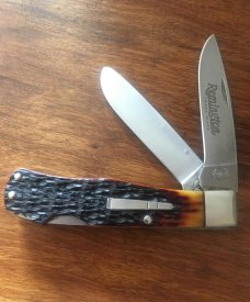 REMINGTON BONE BULLET 2011 DOUBLED LOCKBACK