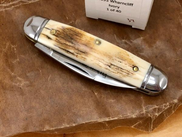 Schatt Morgan Queen DFC 99 Mammoth Ivory Executive Jack Knife SUPER RARE Schatt Morgan Queen DFC 99 Mammoth Ivory Executive Jack Knife SUPER RARE