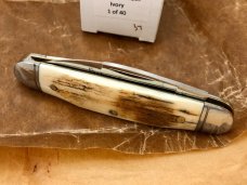 Schatt Morgan Queen DFC 99 Mammoth Ivory Executive Jack Knife SUPER RARE Schatt Morgan Queen DFC 99 Mammoth Ivory Executive Jack Knife SUPER RARE