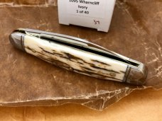 Schatt Morgan Queen DFC 99 Mammoth Ivory Executive Jack Knife SUPER RARE Schatt Morgan Queen DFC 99 Mammoth Ivory Executive Jack Knife SUPER RARE