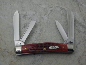 Case Cutlery Pocket Worn Old Red Congress Knife 2017: 3 ½” closed, 