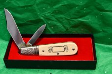 Schrade Scrimshaw Barlow SC-506 (1983) Owl etched handle Schrade Scrimshaw Barlow SC-506 (1983) Owl etched handle