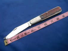 Vintage Colonial, Master Barlow Knife 4-7/8" Closed, Sawn Celluloid Handles Vintage Colonial, Master Barlow Knife 4-7/8" Closed, Sawn Celluloid Handles