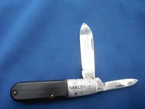 VINTAGE KUTMASTER BARLOW KNIFE , MADE IN USA!  ADVERTISING ON BLADE, VINTAGE USA POCKET KNIFE