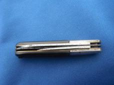 VINTAGE KUTMASTER BARLOW KNIFE , MADE IN USA!  ADVERTISING ON BLADE, VINTAGE USA POCKET KNIFE