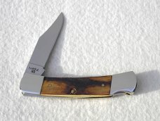 CASE XX USA RARE 1997 GENUINE STAG DISCONTINUED PATTERN # 51405L SS LOCK BACK KNIFE