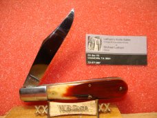 CASE XX USA 1965-69 GRAND DAD BARLOW 6143 RED BONE HANDLES CASE XX USA 1965-69 GRAND DAD BARLOW 6143 RED BONE HANDLES
