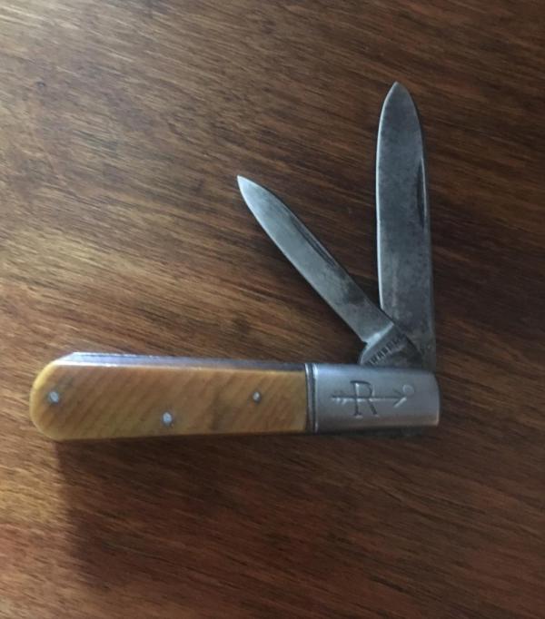(FROM MY COLLECTION) STRAIGHT LINE 1800's RUSSELL BARLOW