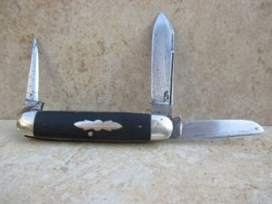 Ulster Knife Company  Ebony Cattleman Knife 