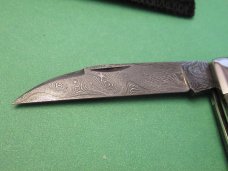 Tuna Valley 2020 Green Burl Rain Drop Damascus Phoenix Jack 1 of 50